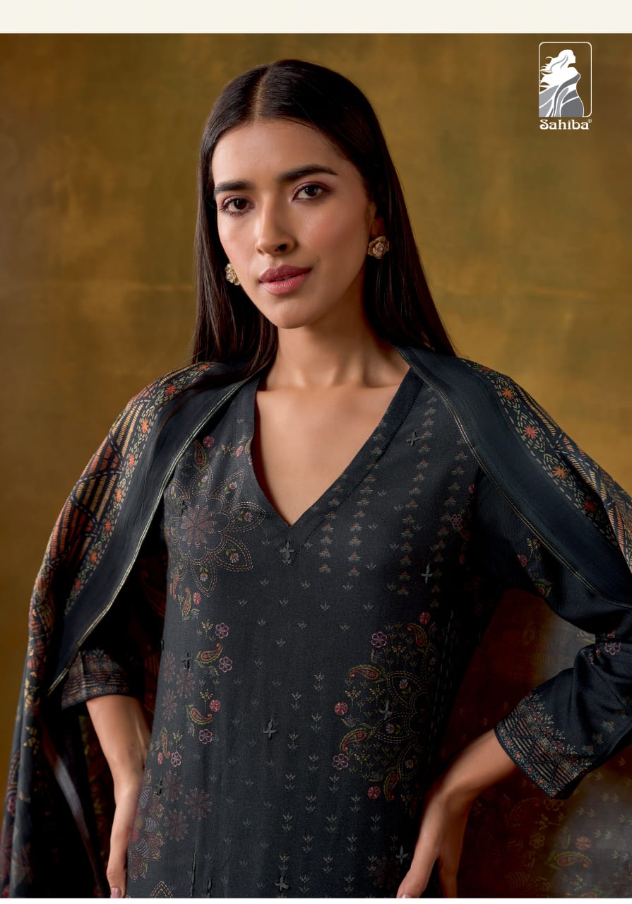 Rehana By Sahiba Staple Twill Printed Dress Material Wholesale Shop In Surat